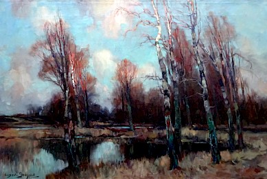 Entre mélancolie et lumière, le chef de file de cette exposition nous offre un joli reflet.