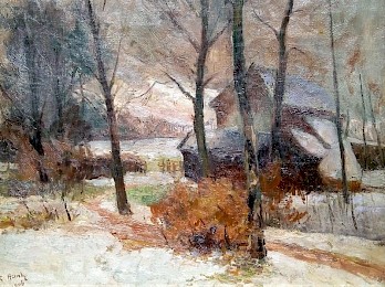 neige au bois d'Angleur